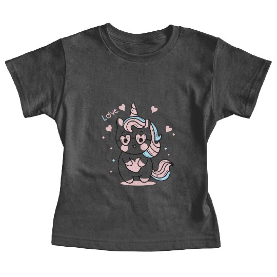 Magical Unicorn Fantasy Design Baby Tees