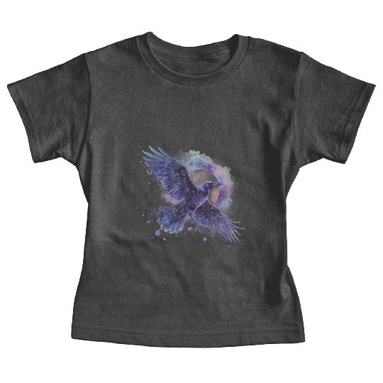 Celestial Raven Clipart Clipart, Crow Bird Witch Baby Tees