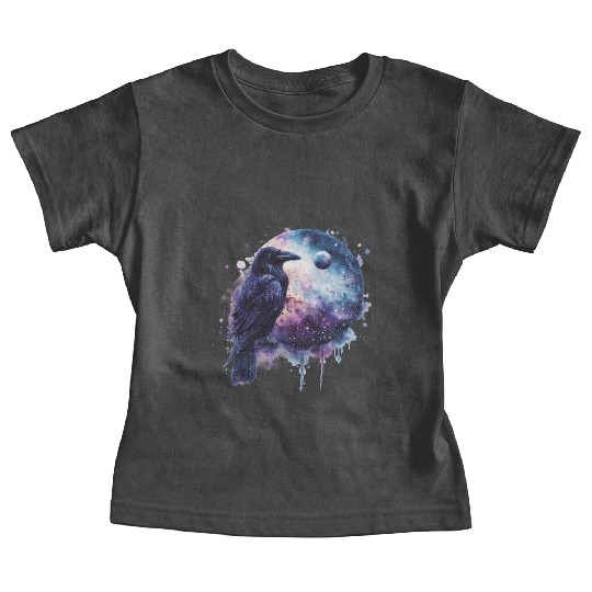 Celestial Raven Clipart Clipart, Crow Bird Witch Baby Tees