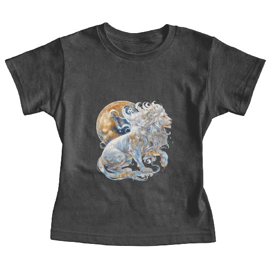 Celestial Lion Images, Mystical Lion, Night sky Baby Tees