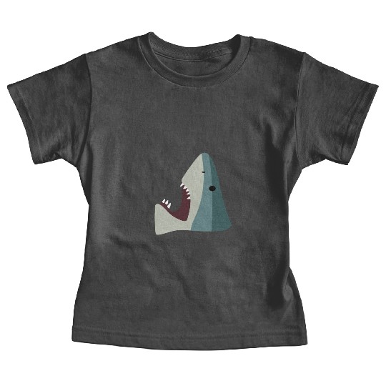 Shark Stepping On A Brick Toy Funny Internet Meme Baby Tees
