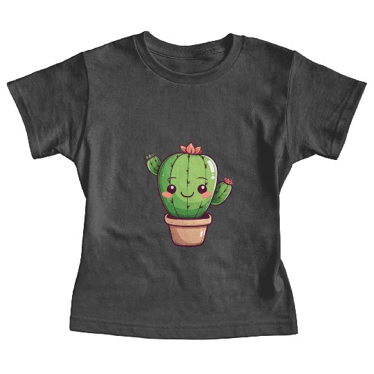 Cute Kawaii Cactus Clipart, Cute Cactus PNG Baby Tees