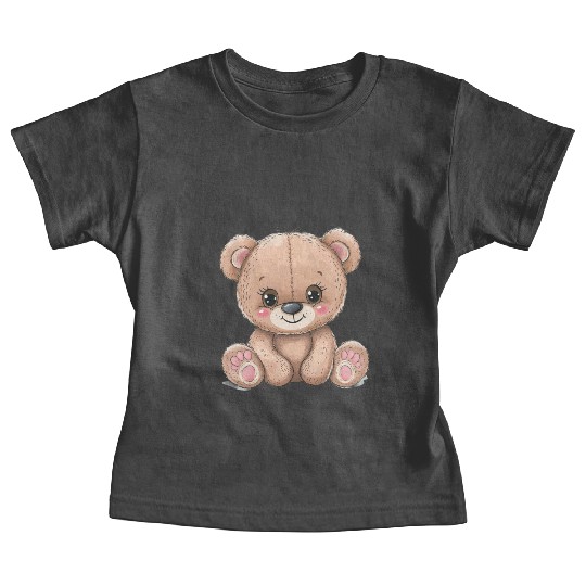 Cute Kawaii Teddy Bear Clipart, Cute Teddy Bear Baby Tees