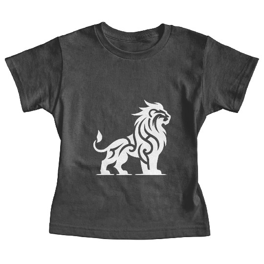 Proud T Tattoo Lion With Wild Mane Baby Tees