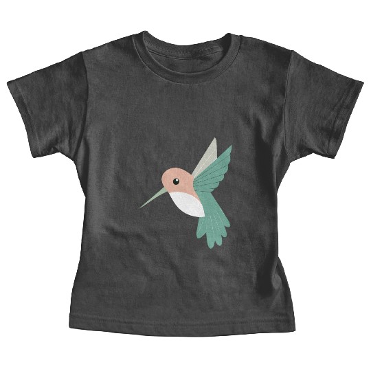 Hummingbird with green beak Baby Tees