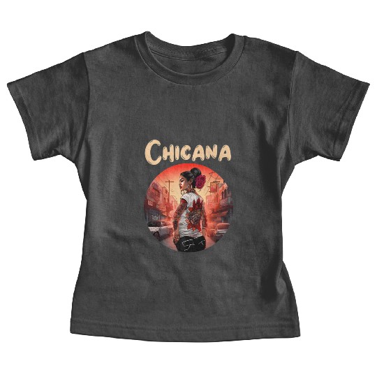 Chicana Lowrider Clothes Mexican American Baby Tees