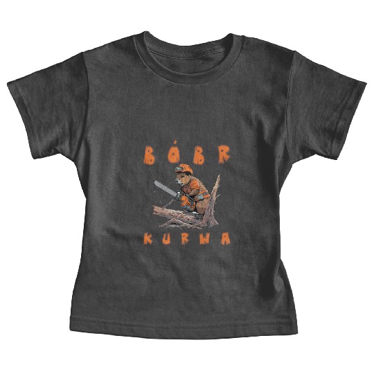 Beaver Lumberjack Chainsaw Baby Tees