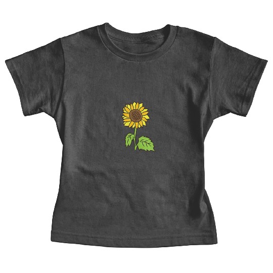 Gardening Sunflower Pocket Gardener Baby Tees