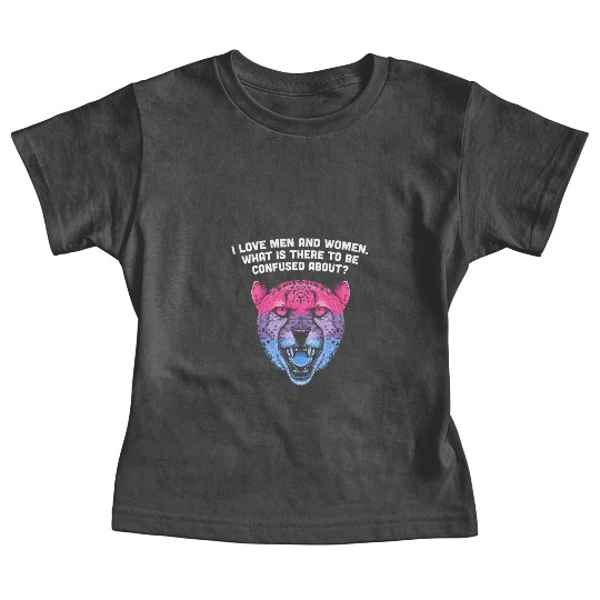 I Love Men and Women Bisexual LGBTQ Bi Pride Gay L Baby Tees