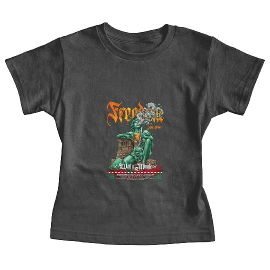 statue of liberty smoking #2 Baby Tees