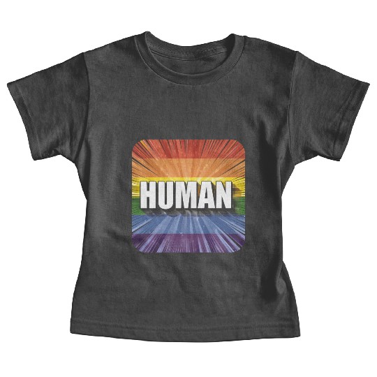 LGBTQ Human Baby Tees
