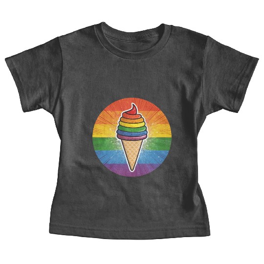 LGBTQ Ice Cream Baby Tees