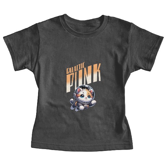 punk galaxy kitty Baby Tees