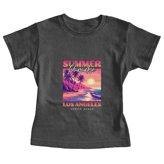 Summer Paradise Los Angeles Venice Beach Baby Tees