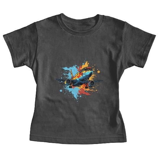 Aircraft Graffiti Baby Tees