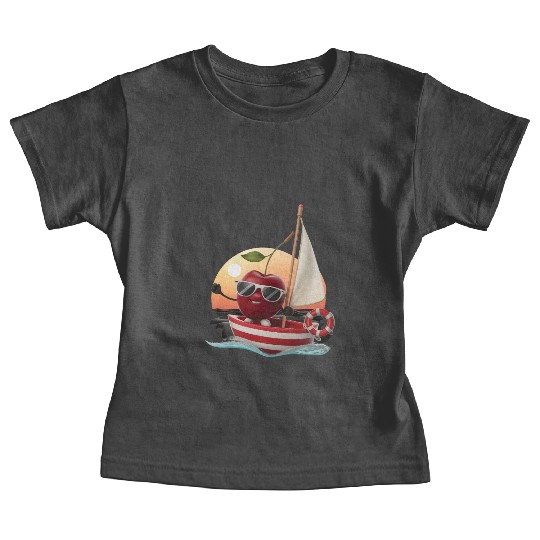 Fruit Boating Cherry Baby Tees