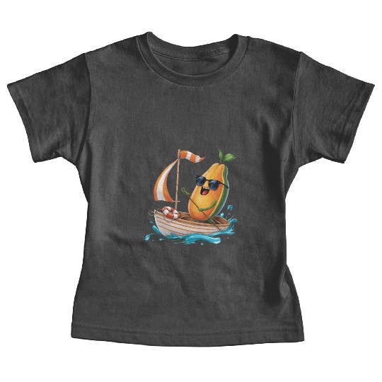 Fruit Boating Papaya Baby Tees