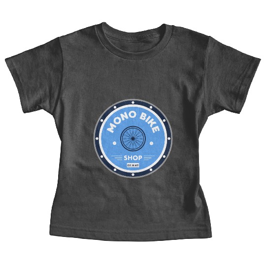 Bike Club Shop Circle Blue Baby Tees