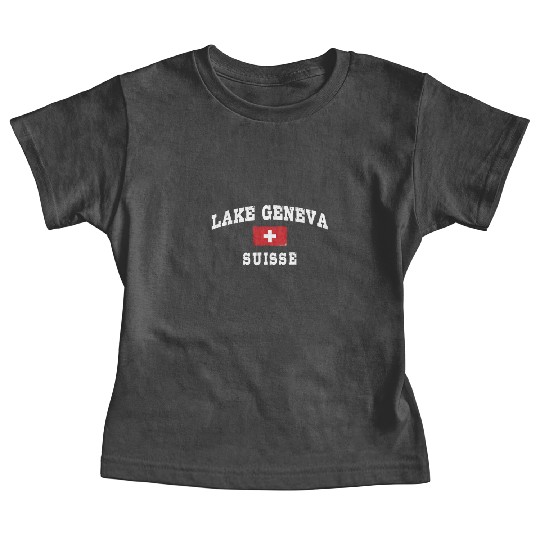 Lake Geneva Switzerland Attractions Weather Baby Tees
