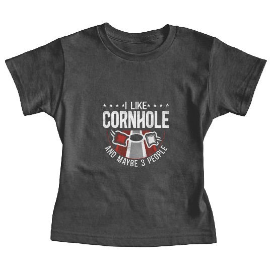 Cornhole Team Bean Bag Player Baby Tees