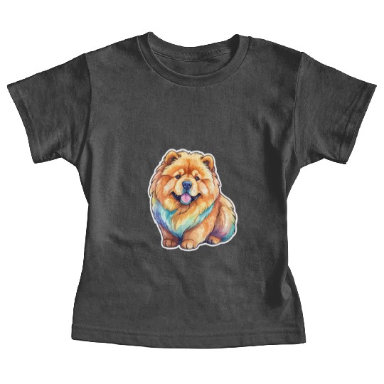 Chow Chow Watercolor Baby Tees