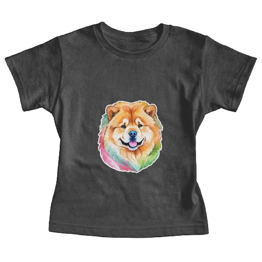 Chow Chow Watercolor Baby Tees