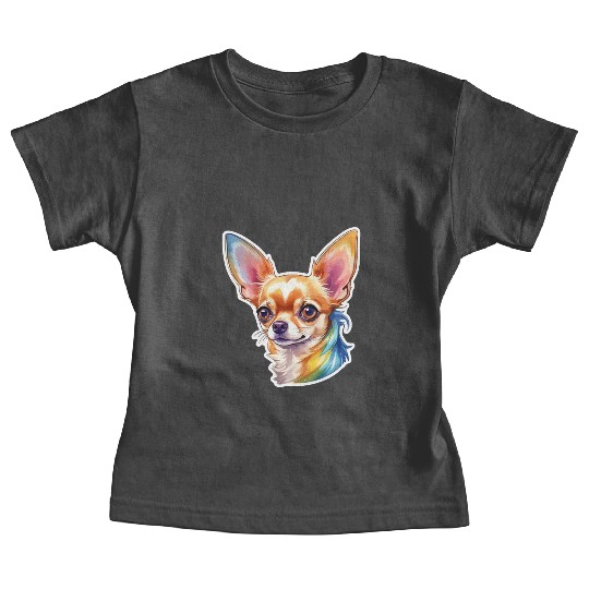 Chihuahua Watercolor Baby Tees