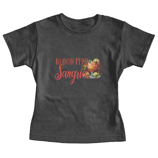 Cocktail Bartender Blood Type Sangria Baby Tees