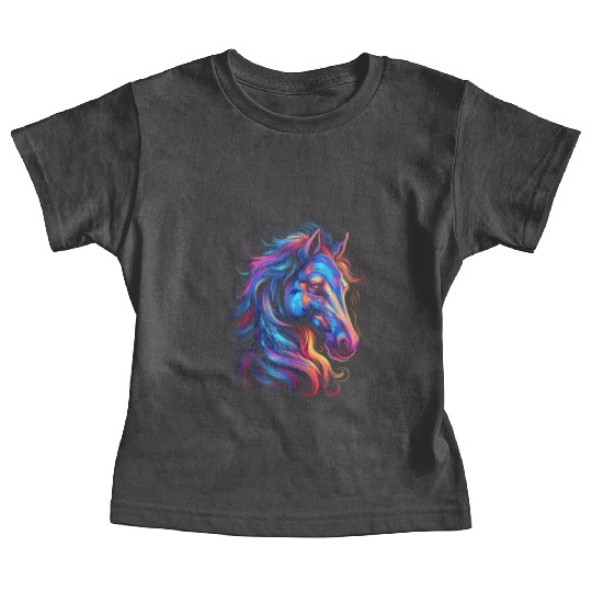 Horse Beautiful Graphic Baby Tees