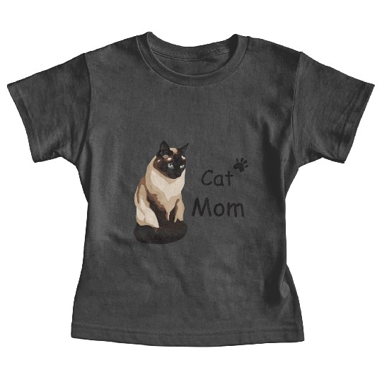Cat mom Baby Tees