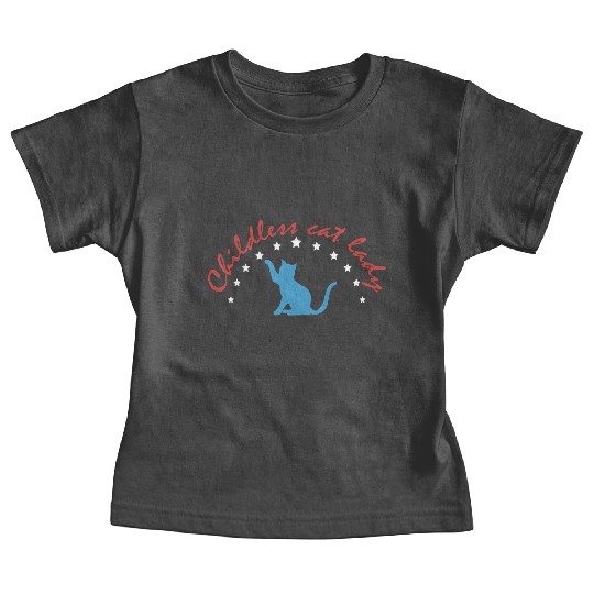 Vintage And Retro Funny Childless Cat Lady Baby Tees