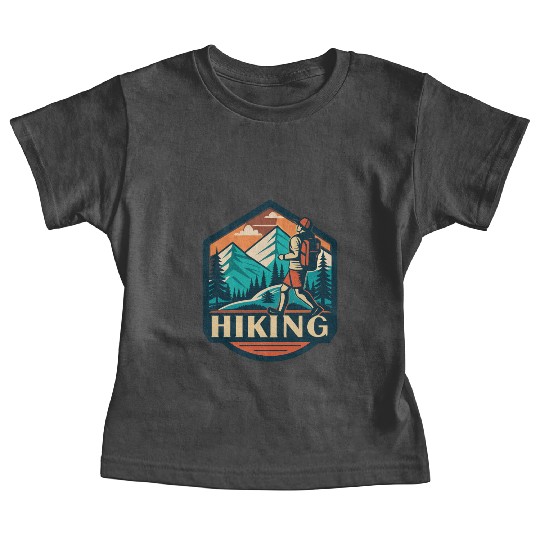 Outdoor Creative Mountain Hiking Lover Baby Tees