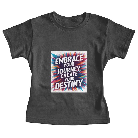 Embrace Your Journey, Create Your Destiny Baby Tees