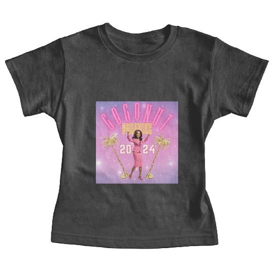 Kamala Harris 2024 Madam President and Coconut Mem Baby Tees