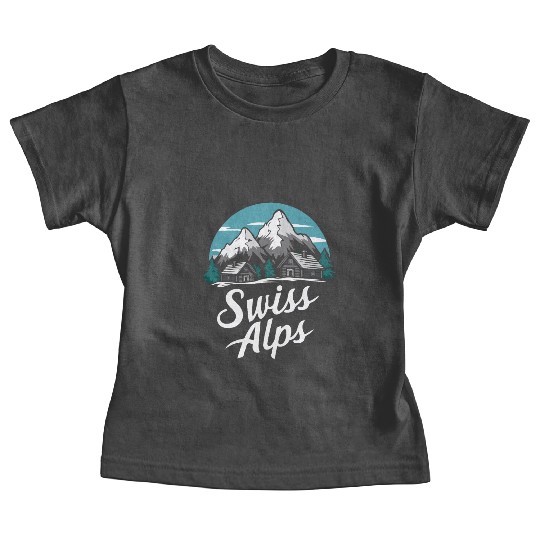 Swiss Alps Switzerland. Baby Tees