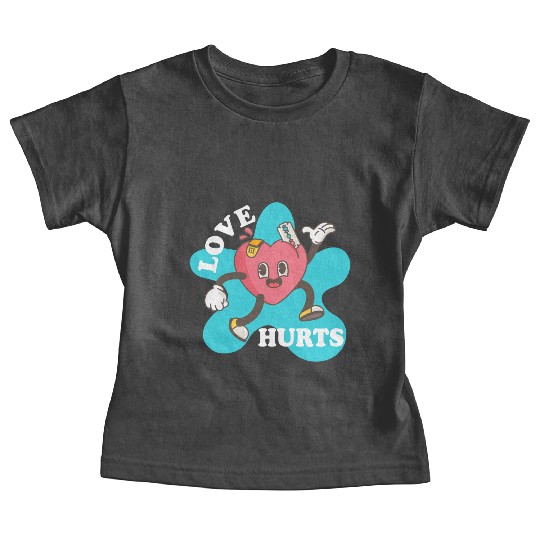 love hurts Baby Tees