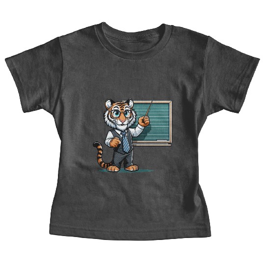 Cute Tiger Teacher Baby Tees