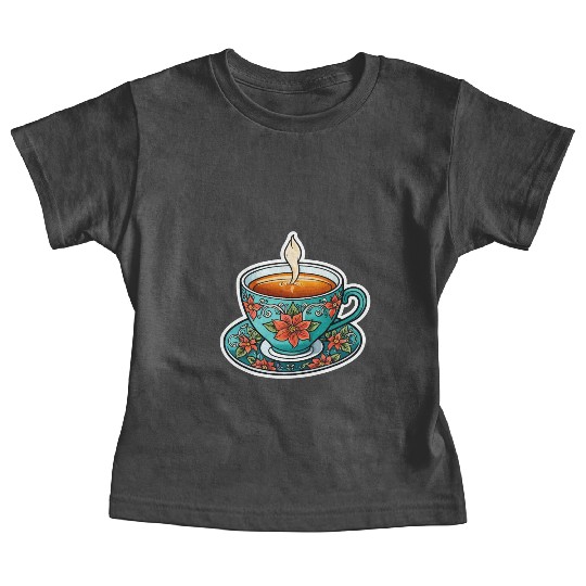 Cup Of Tea Neo Traditional Baby Tees