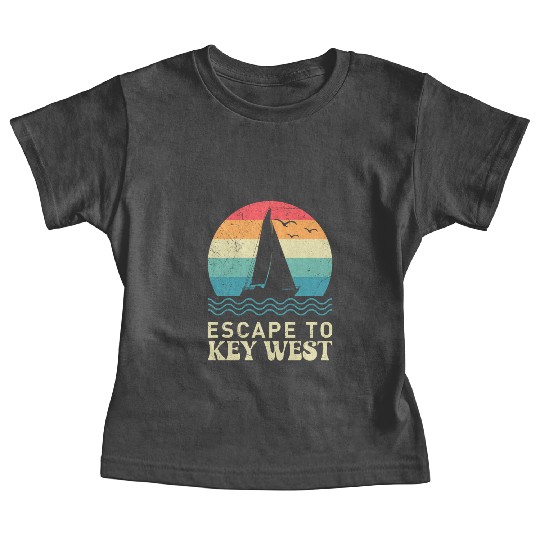 Florida ESCAPE TO KEY-WEST Sailing Florida Baby Tees