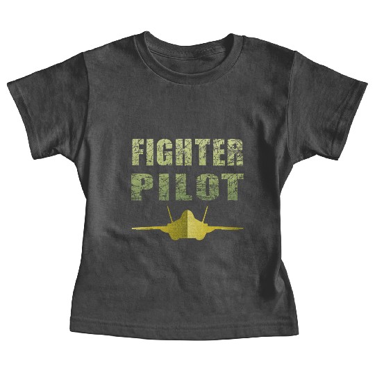 Fighter Pilot F-35 Art Design Baby Tees