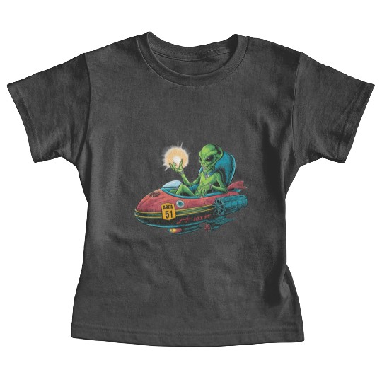 Alien in Area 51 Craft Baby Tees