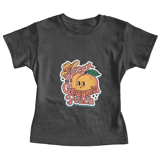 Sweet as a Georgia Peach Sticker.t-shits Baby Tees