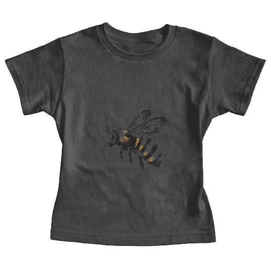 Honey Bee Insect Art 5 Baby Tees