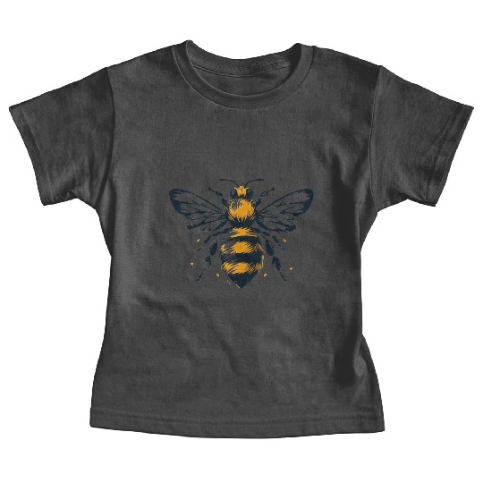 Honey Bee Insect Art 2 Baby Tees