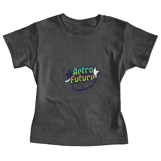 Retro Future - Neon Streetwear for Y2K lovers Baby Tees