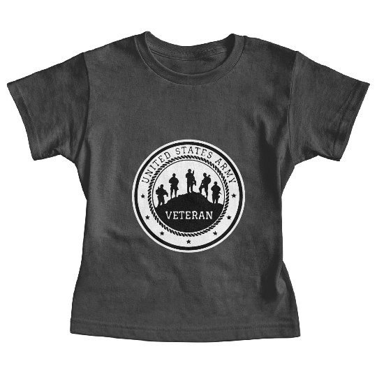US Army Veteran LIKE US ON FACEBOOK # Baby Tees