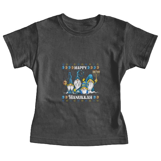 "Hanukkah Gnome" Wishing You a Happy Hanukkah Baby Tees