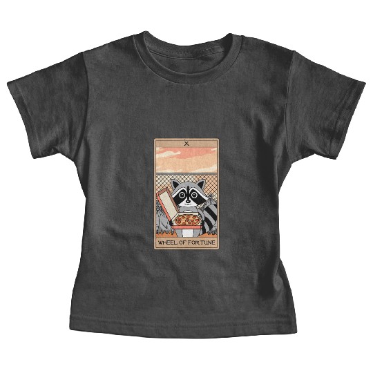 Wheel of Fortune Raccoons Tarot Card Baby Tees