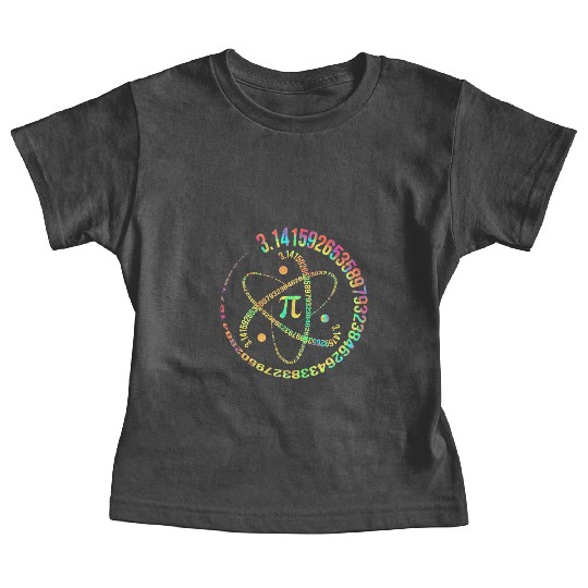 Tie dye Pi day 3.14 Spiral Pi Number Math Teacher Baby Tees