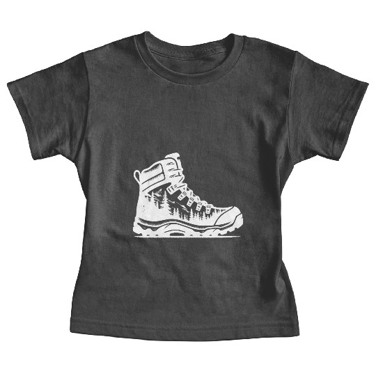 Nature Forest Hiking Boot Baby Tees